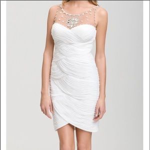 Adrianna Papell White Cocktail Dress